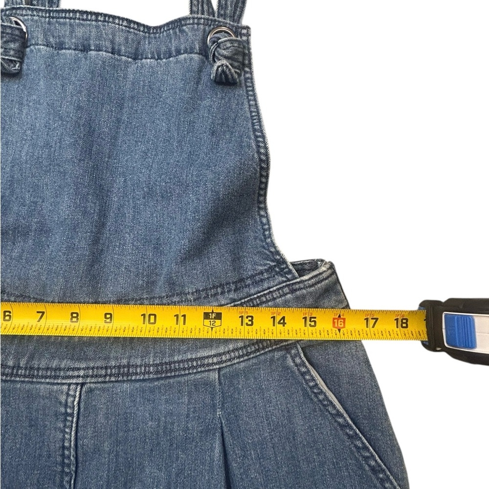 Maeve Anthropologie Wide-Leg Denim Overalls Size M - Picture 8 of 10